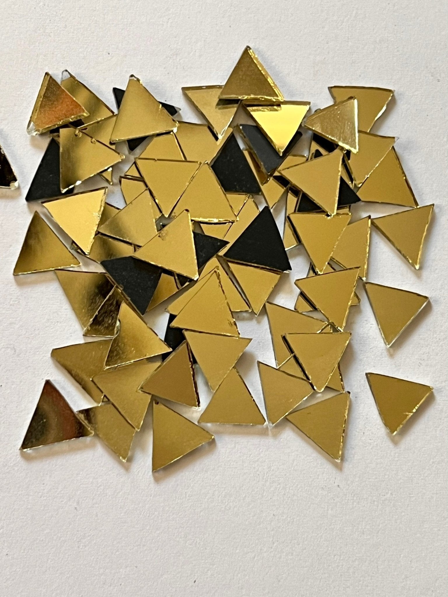 Triangle Gold craft mirrors – Shri Arts & Gifts