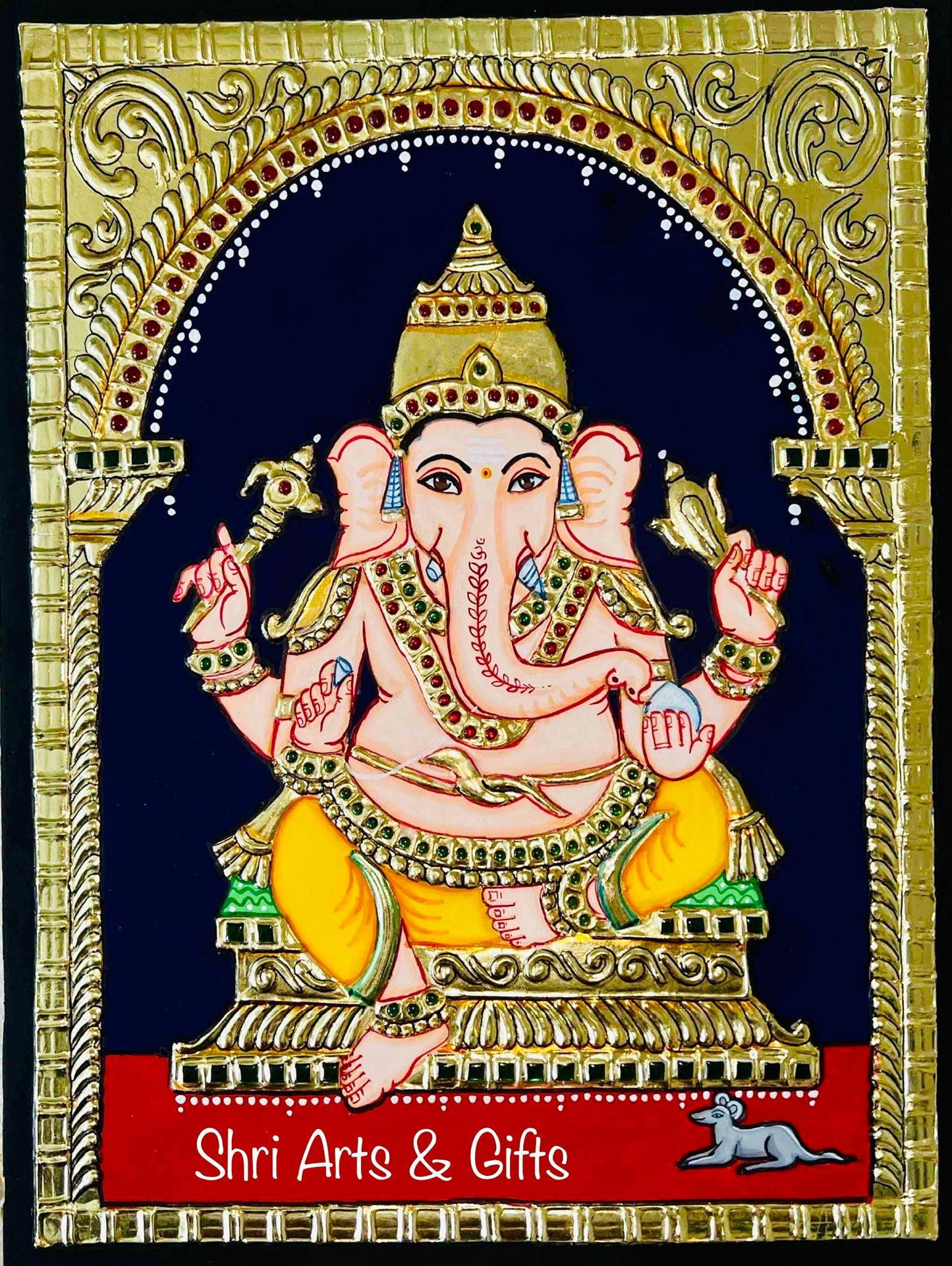 Ganesha online Tanjore painting Master class