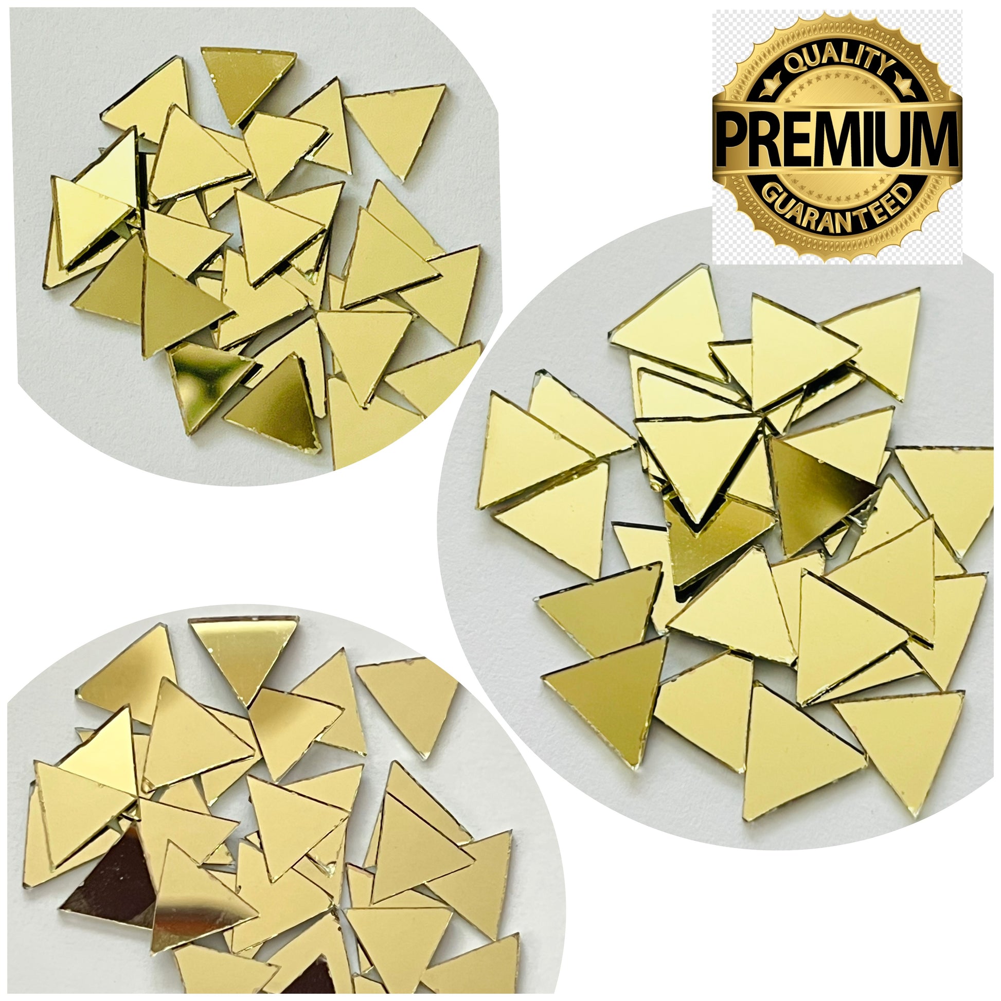 Square Gold craft mirrors