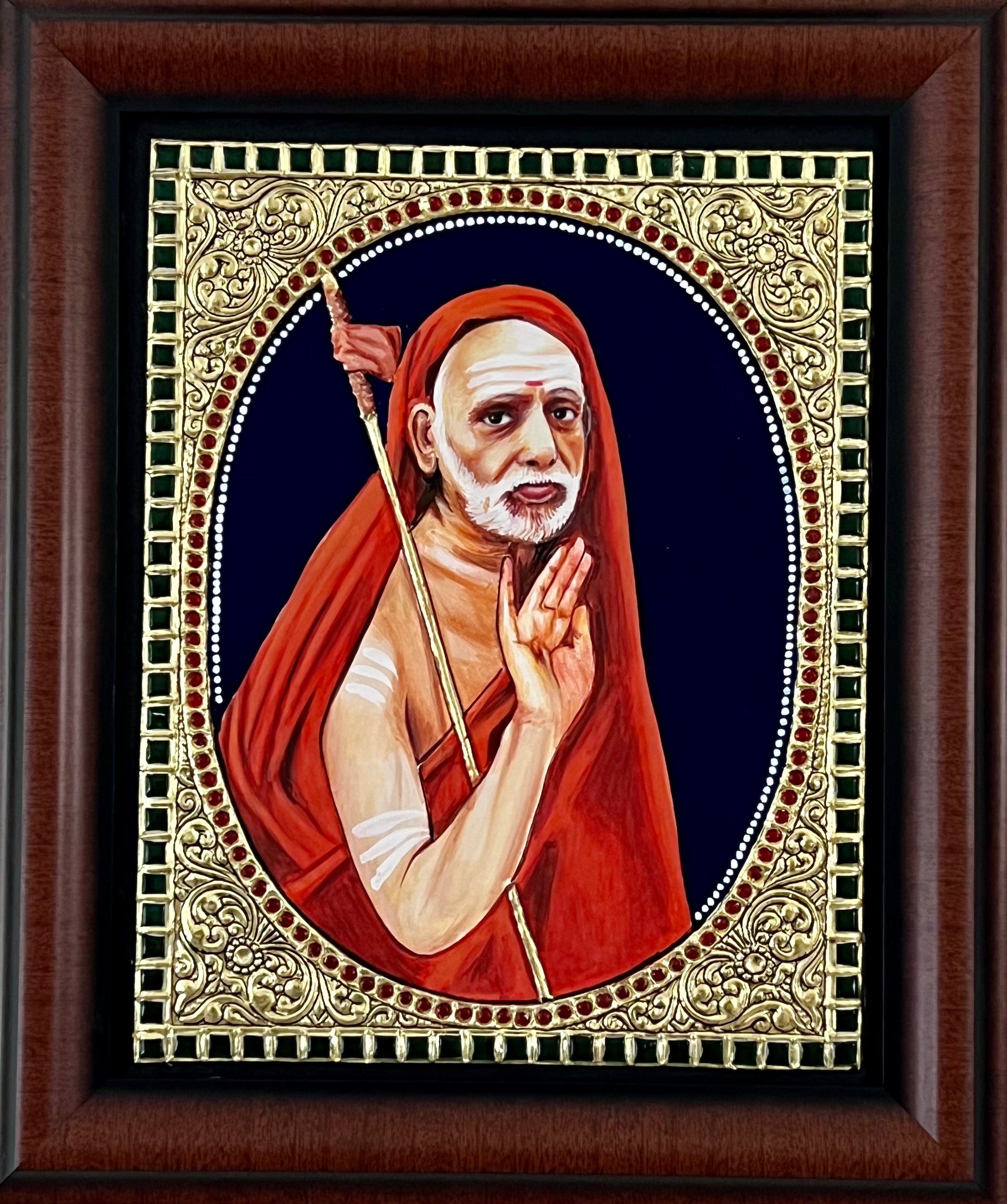 Kanchi Periyava gift Tanjore painting – Shri Arts & Gifts