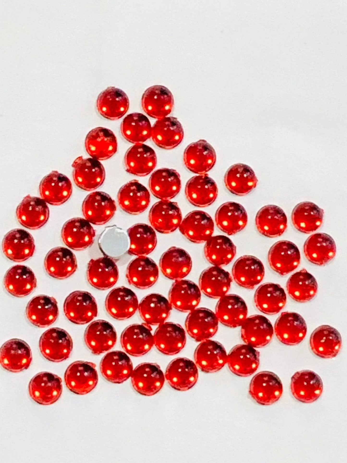 300 pack 4 MM Round Kundan Stones - Shri Arts & Gifts