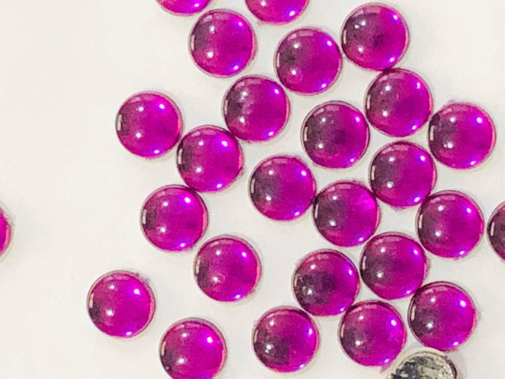 400 pack 6 MM Round Kundan Stones - Shri Arts & Gifts