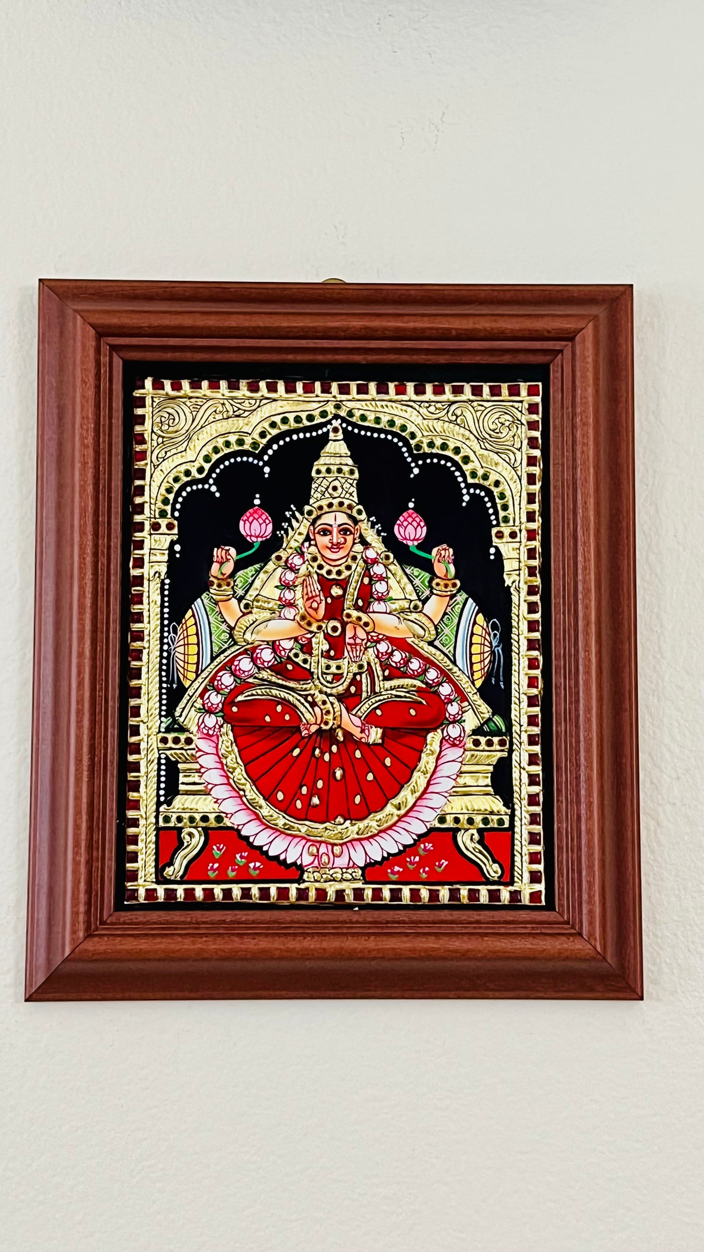 Dhanalakshmi Devi gift Tanjore painting