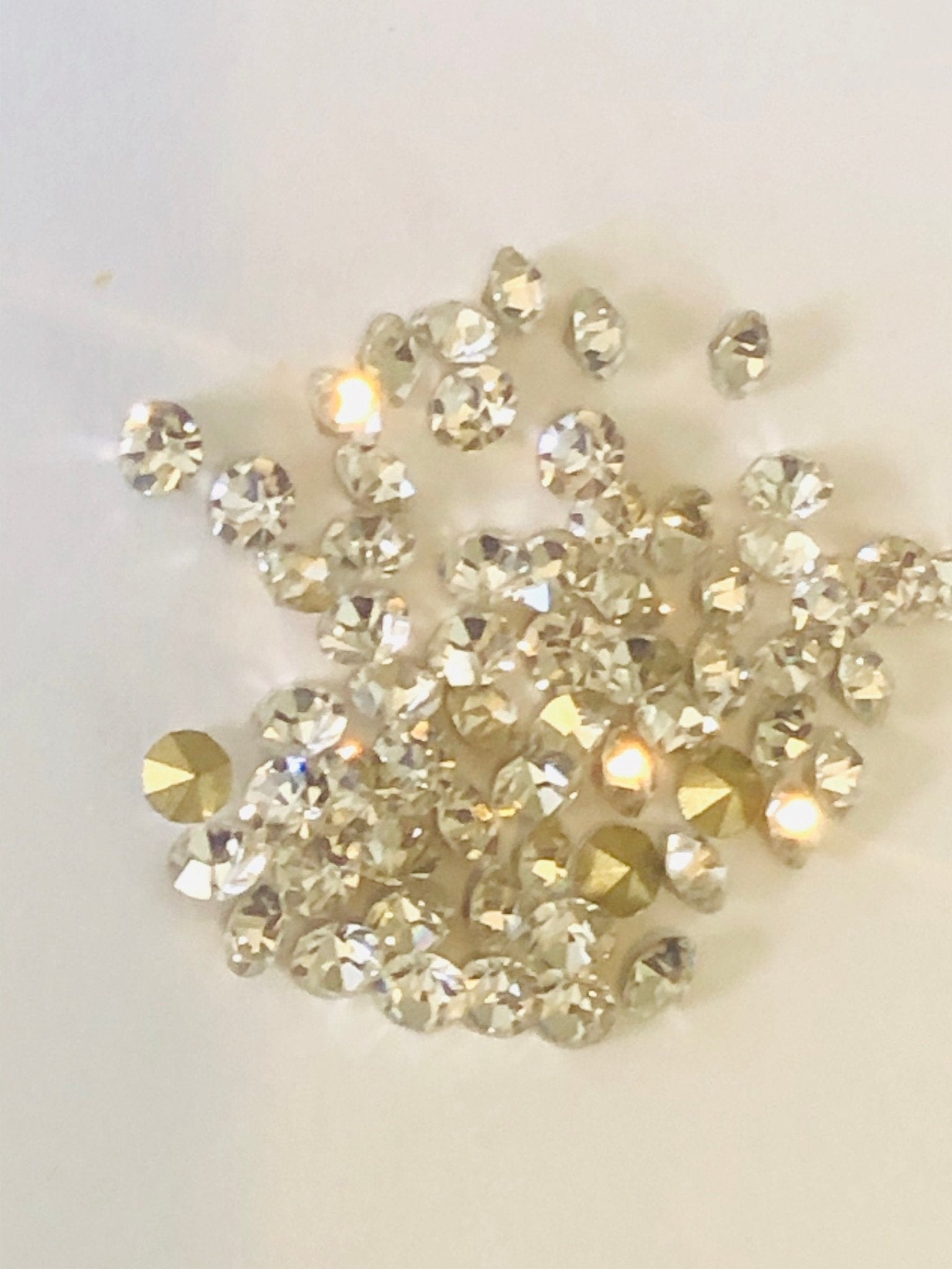 Shiny crystal Rhinestones - Clear - Shri Arts & Gifts